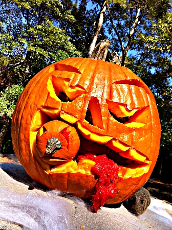 Scary Pumpkins, Grandma Candy & Happy Halloween From The MyBrownBaby Crew!