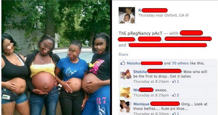 Facebook Pregnancy Pact: Black Teens Proudly Show Off Group Baby Bumps