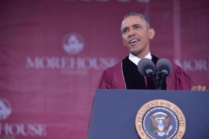 President Obama’s Morehouse Speech: Encouraging Class Of 2013 To Be Great Black Men, Fathers