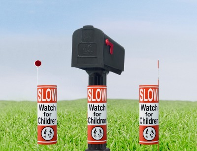 Child Safety Sign 360 Degrees: A Great Way To Slow Down Your Neighborhood Speed Demon